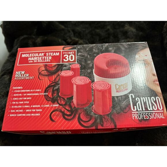 CARUSO Proset 30 Molecular STEAM SETTER ROLLERS -Dual Volts Pageant tight - Picture 3 of 7